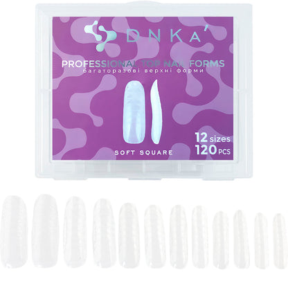 DNKa' Top Nail Forms Soft Square, 120ud