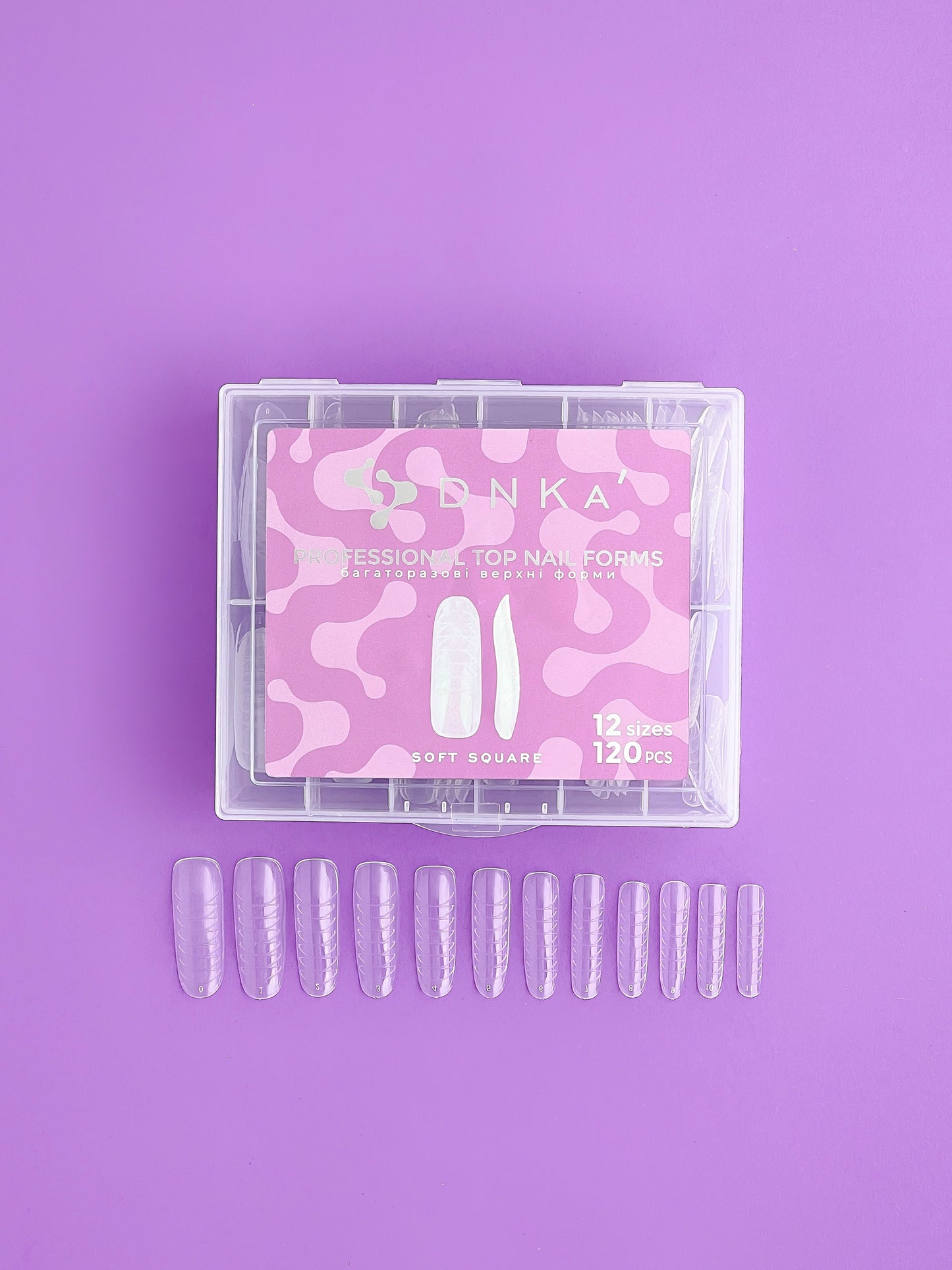 DNKa' Top Nail Forms Soft Square, 120ud