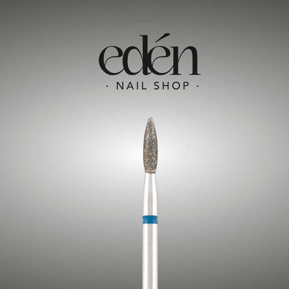 Broca de diamante EDEN "CHAMA" azul segura, L-8,0 mm, Ø2,1 mm