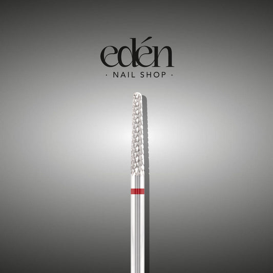 Broca de carburo EDEN "lanza", rojo, L-14,0 mm, Ø2,0 mm