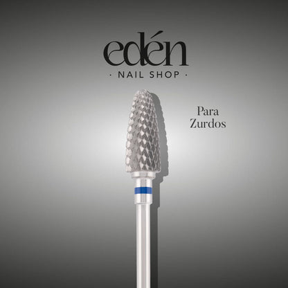 Fresa de topo de metal duro EDEN "CORN" para canhotos, azul, L-15,0 mm, Ø6,0 mm