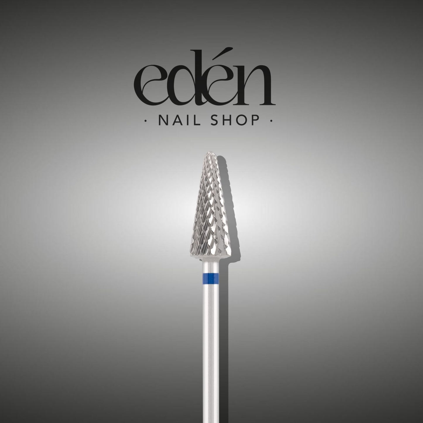 Broca de carburo EDEN " CONE ", azul, L-15,0 mm, Ø6,0 mm