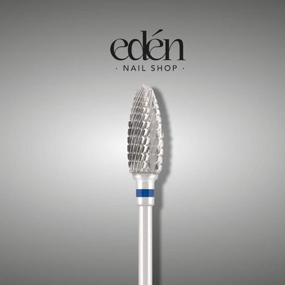 Fresa de carburo EDEN "CORN", azul, L-14,5 mm, Ø6,0 mm