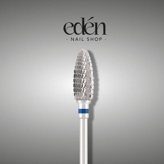 Fresa de carburo EDEN "CORN", azul, L-14,5 mm, Ø6,0 mm