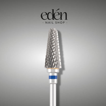 Fresa de carboneto EDEN "ROUNDED CONE", azul, L-13,0 mm, Ø6,0 mm