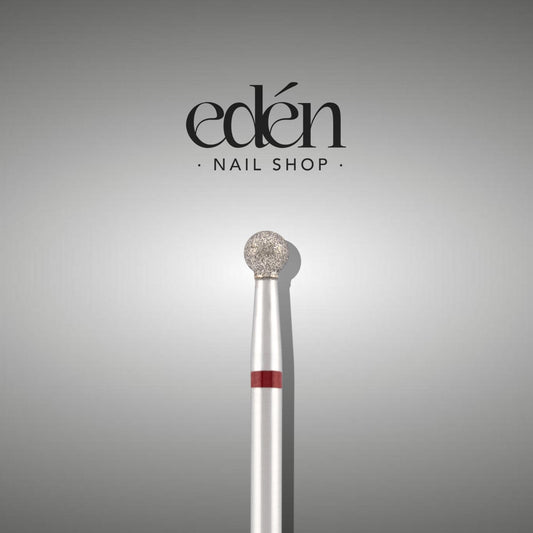 Fresa de diamante EDEN "BALA" rojo, Ø3,5 mm