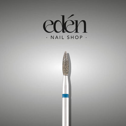 Fresa de diamante EDEN "CHAMA" azul-intenso, C- 10,0 mm, Ø2,3 mm