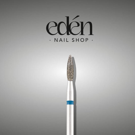 Fresa de diamante EDEN "LLAMA" azul intenso, L- 10,0 mm, Ø2,3 mm