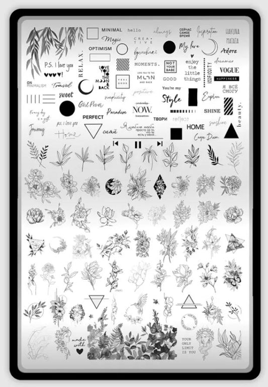TakiDa Premium Matte Stamping Plate 43