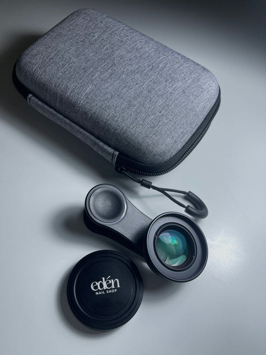 Lente Macro Profesional 120MM para Manicuristas, Esteticistas de Cejas y Pestañas — Super Macro 5K HD 10X