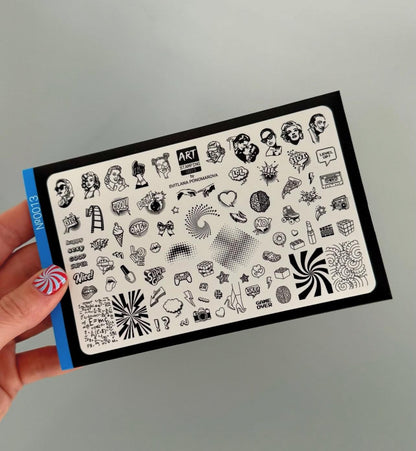 Placa Art Stamping by Vakula 0013