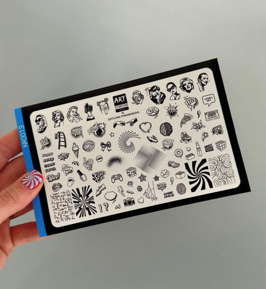 Placa Art Stamping by Vakula 0013