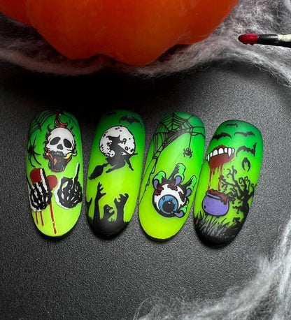 Placa Art Stamping by Vakula HALLOWEEN