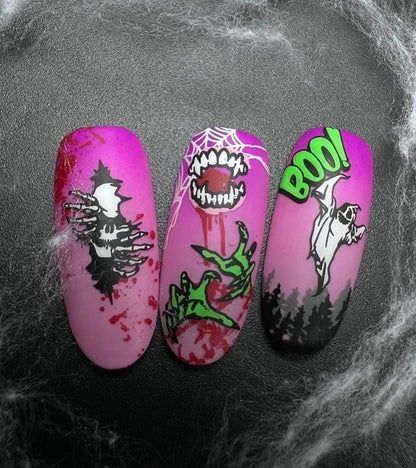 Placa Art Stamping by Vakula HALLOWEEN
