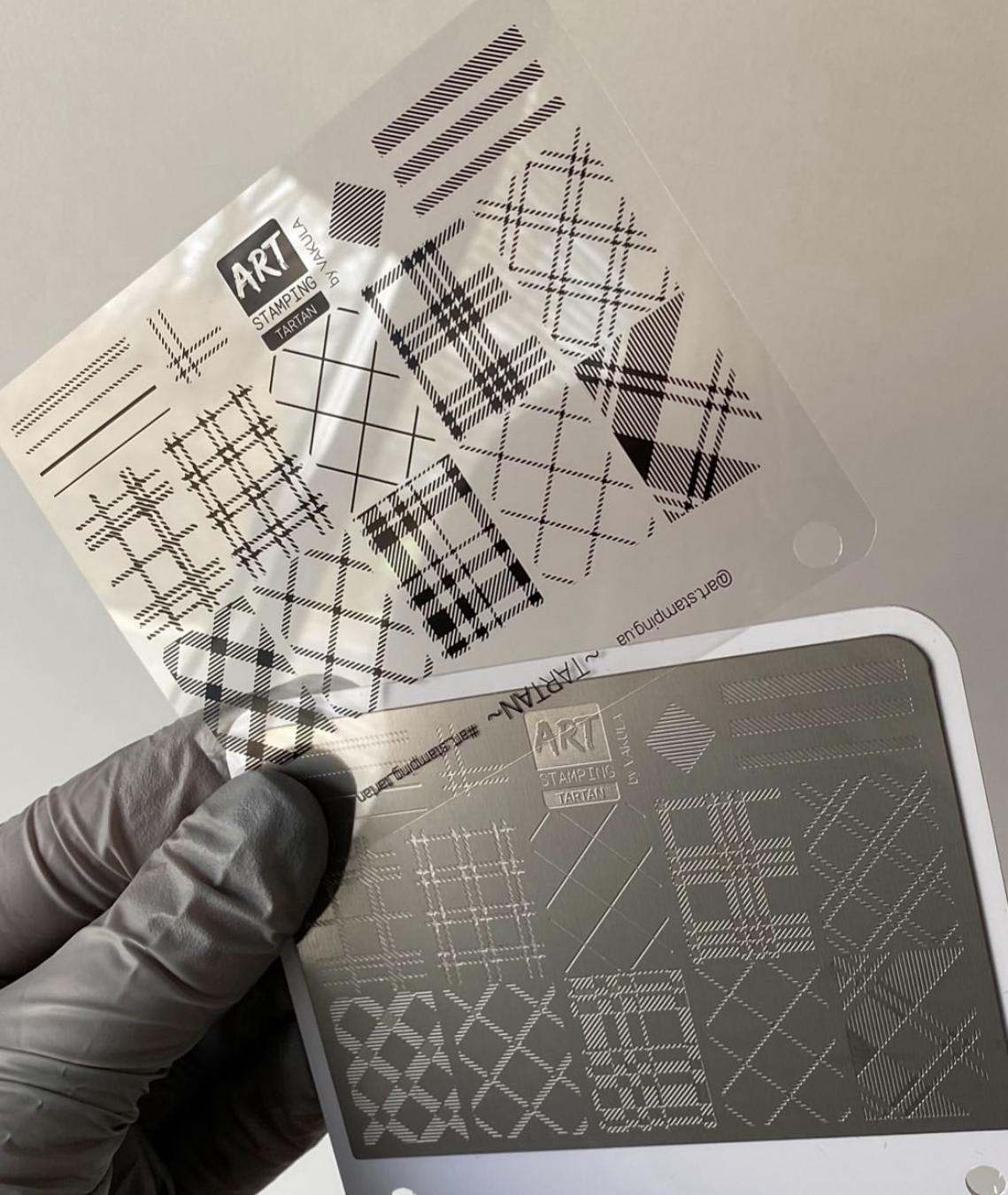 Placa Art Stamping by Vakula TARTAN