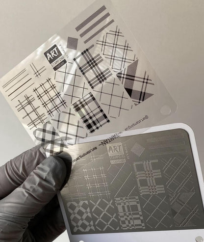 Placa Art Stamping by Vakula TARTAN