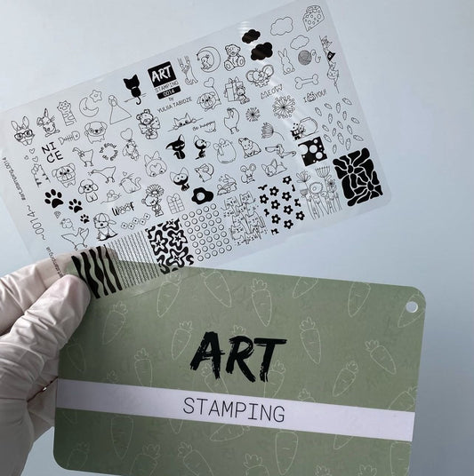 Placa Art Stamping by Vakula 0014