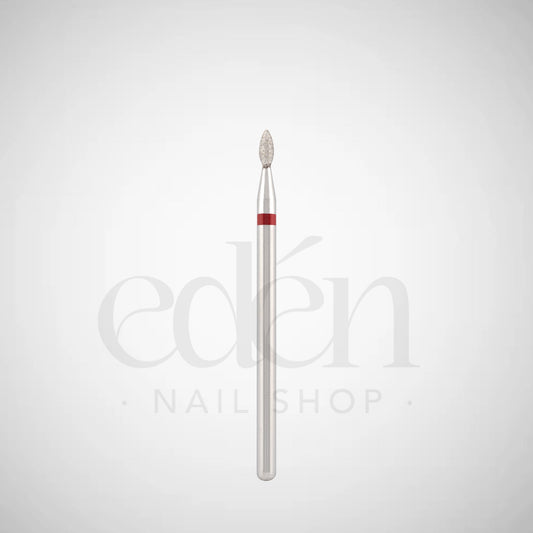 Fresa de diamante EDEN "gota" rojo, L- 4,5 mm, Ø1,8 mm