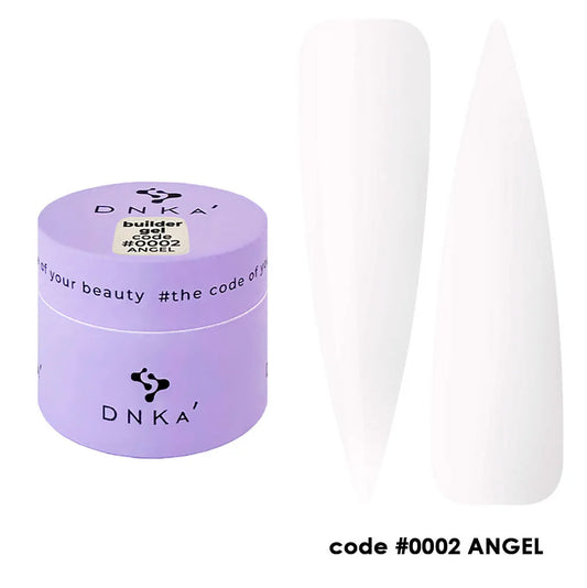 BUILDER GEL NEW FORMULA "DNKa", 15 ml #0002 Angel