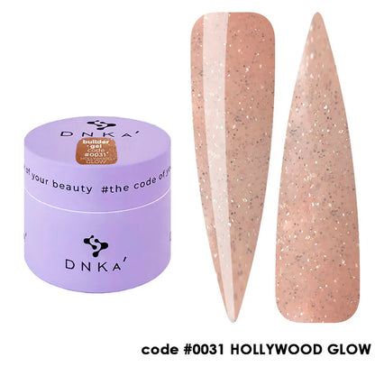 BUILDER GEL "DNKa", 30 ml #0031 HOLLYWOOD GLOW