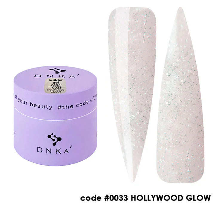 BUILDER GEL "DNKa", 30 ml #0033 HOLLYWOOD GLOW