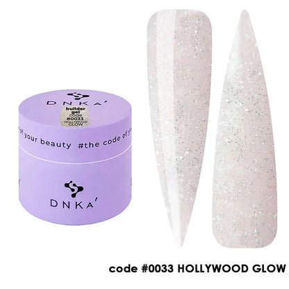 BUILDER GEL "DNKa", 30 ml #0033 HOLLYWOOD GLOW