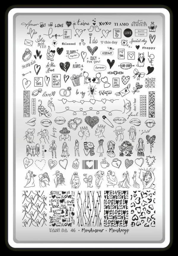 Placa para Estampar TakiDa con Demo hoja, 46