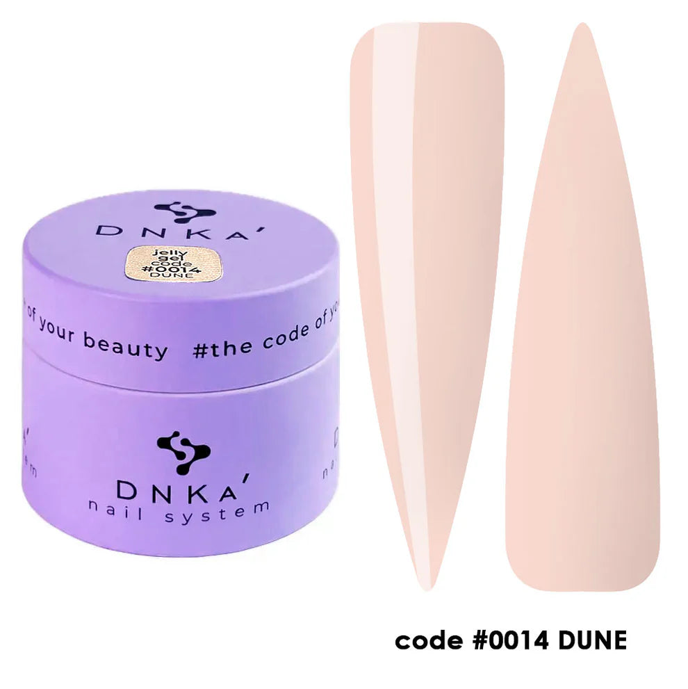 Jelly Gel "DNKa", 15 ml #0014 Bege Porcelana