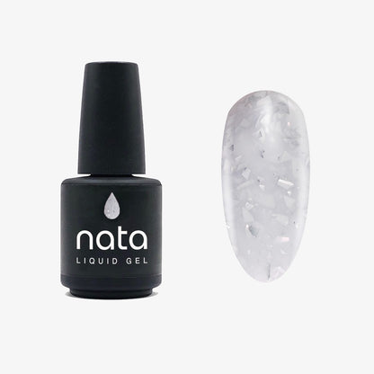 Potal Gel de uñas NATA 15 ml – Líquido – white silver