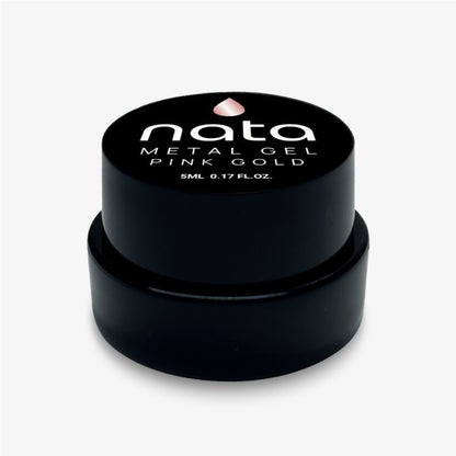 Paint Gel Metal Pink Gold Nata