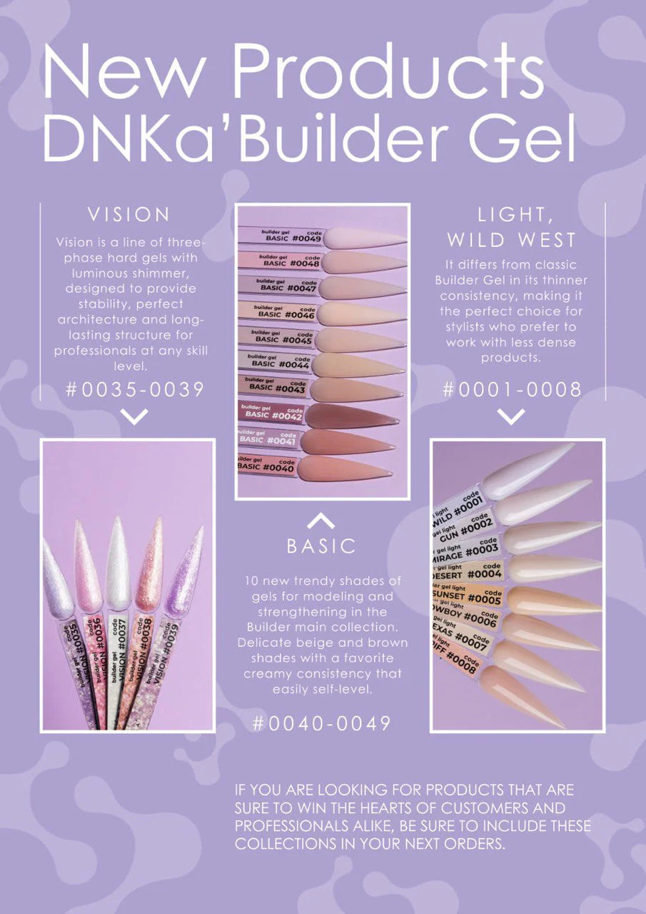 DNKa’ Builder Gel Basic #0040 pêssego em pó