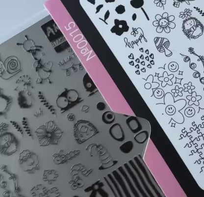 Placa Art Stamping by Vakula 0015