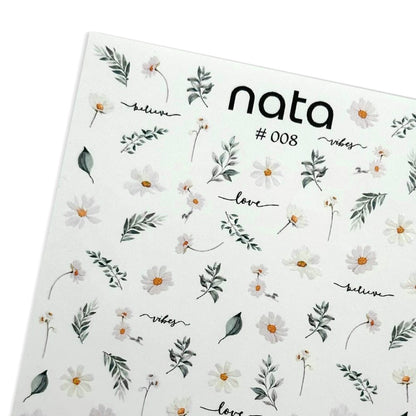 Slider Nata S008 – Pegatinas de agua para uñas