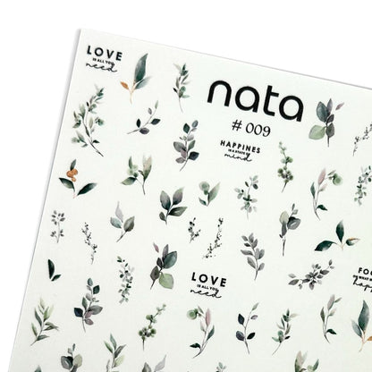 Slider Nata S009 – Pegatinas de agua para uñas