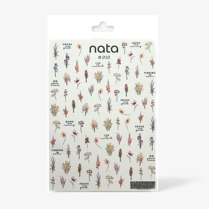 Slider Nata S010 – Pegatinas de agua para uñas