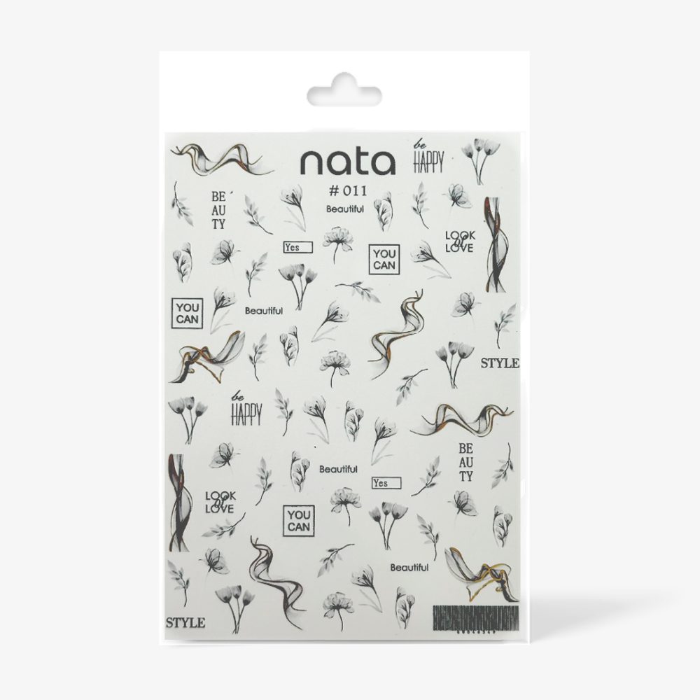 Slider Nata S011 – Pegatinas de agua para uñas