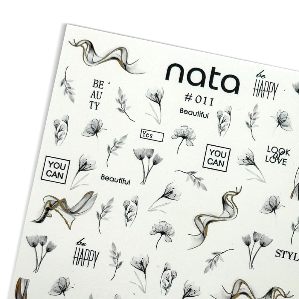 Slider Nata S011 – Pegatinas de agua para uñas