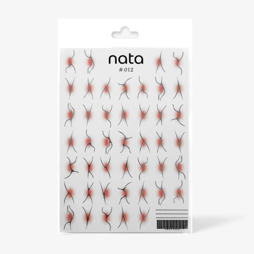 Slider Nata S012 – Pegatinas de agua para uñas
