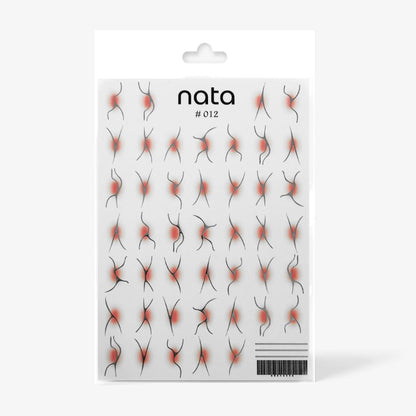 Slider Nata S012 – Pegatinas de agua para uñas