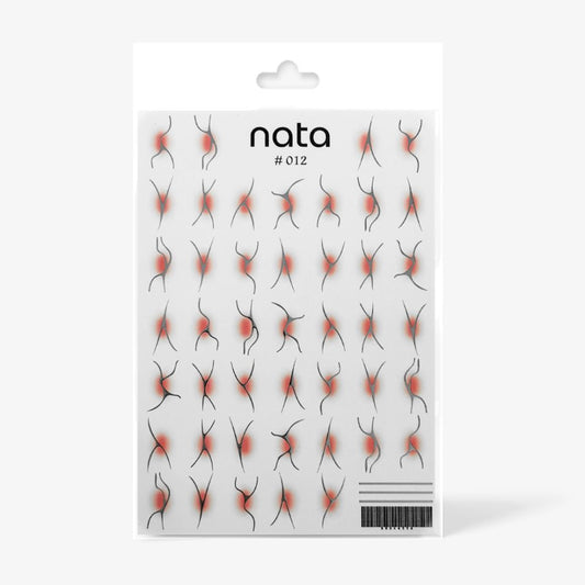 Slider Nata S012 – Pegatinas de agua para uñas