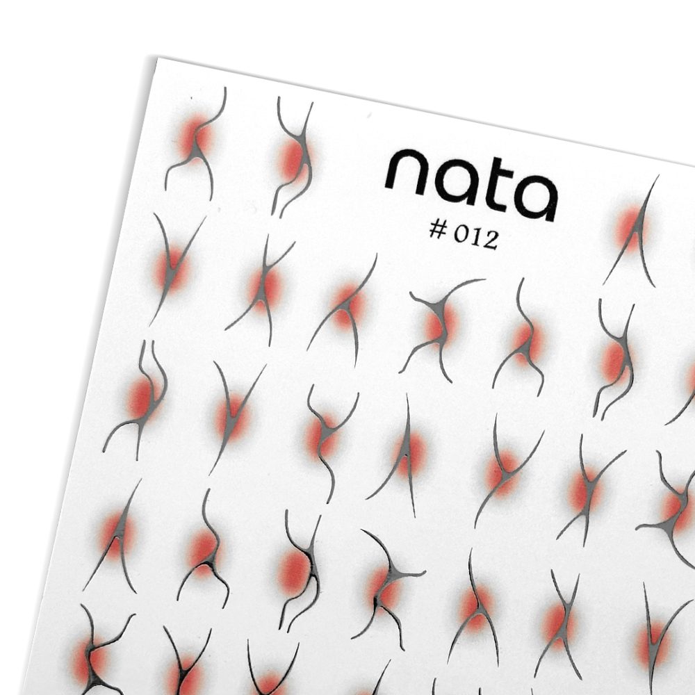 Slider Nata S012 – Pegatinas de agua para uñas