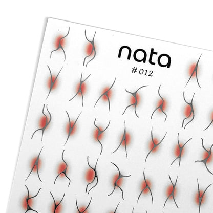 Slider Nata S012 – Pegatinas de agua para uñas