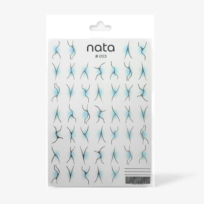 Slider Nata S013 – Pegatinas de agua para uñas