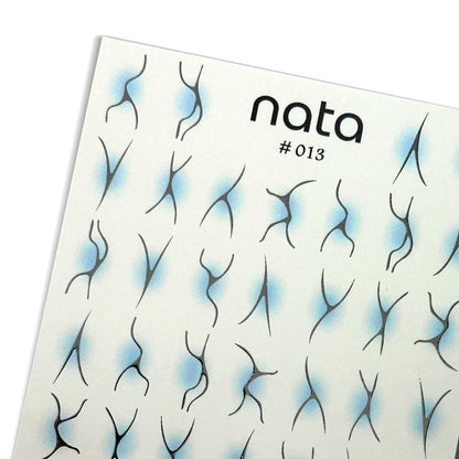 Slider Nata S013 – Pegatinas de agua para uñas
