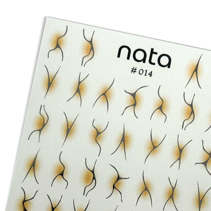 Slider Nata S014 – Pegatinas de agua para uñas