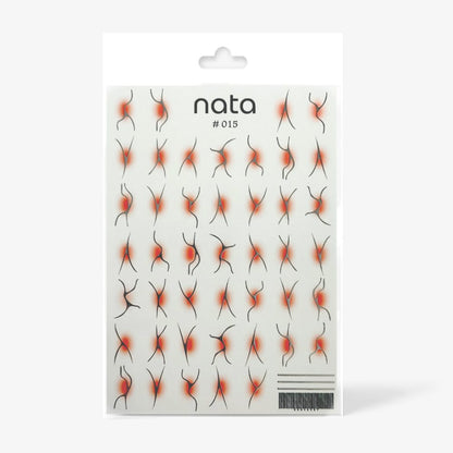 Slider Nata S015 – Pegatinas de agua para uñas