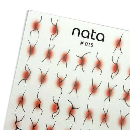 Slider Nata S015 – Pegatinas de agua para uñas
