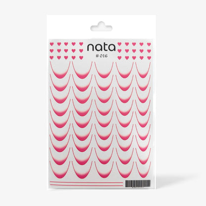 Slider Nata S016 – Pegatinas de agua para uñas