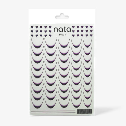 Slider Nata S017 – Pegatinas de agua para uñas