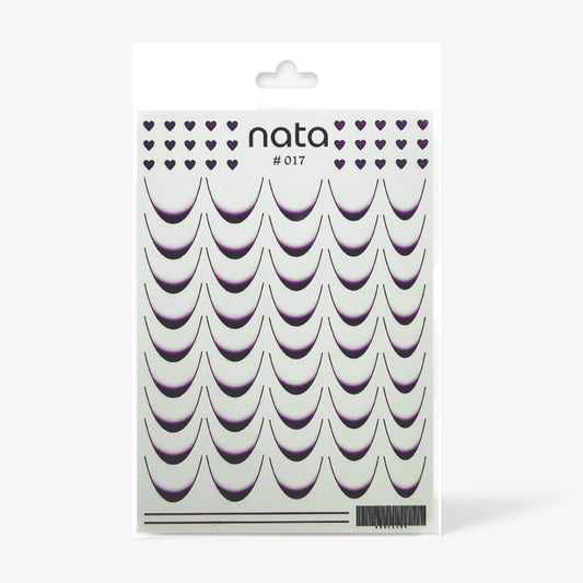 Slider Nata S017 – Pegatinas de agua para uñas